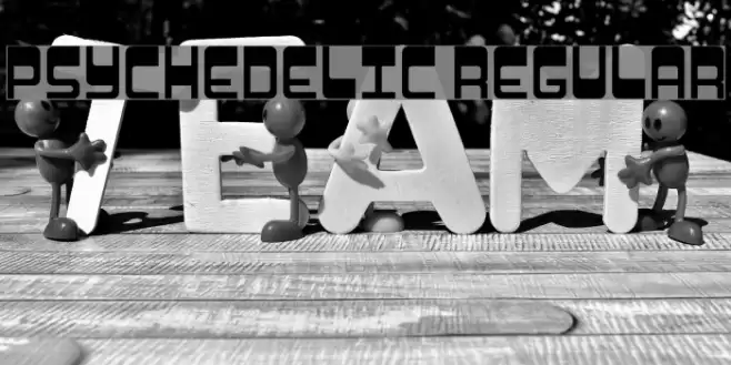 Psychedelic Regular Font examples