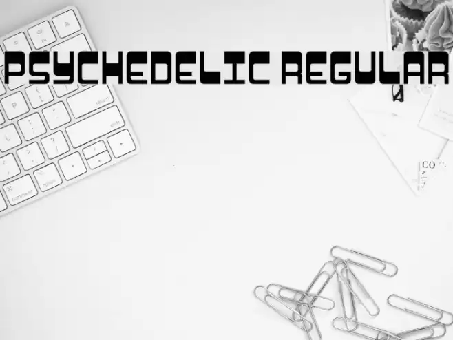 Psychedelic Regular Font examples