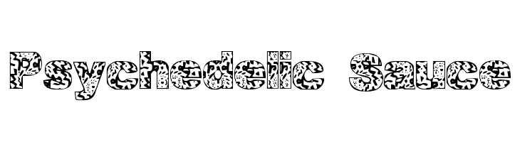 Psychedelic Sauce Schriftart