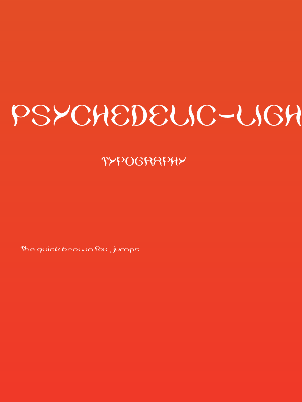 Psychedelic-light Poster