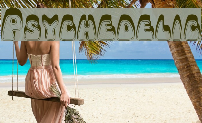 Psychedelic Font examples