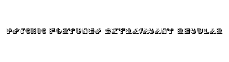 Psychic Fortunes Extravagant Regular  フリーフォントのダウンロード