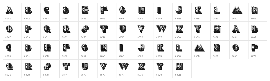 Psychic Fortunes Filled Regular Character Map