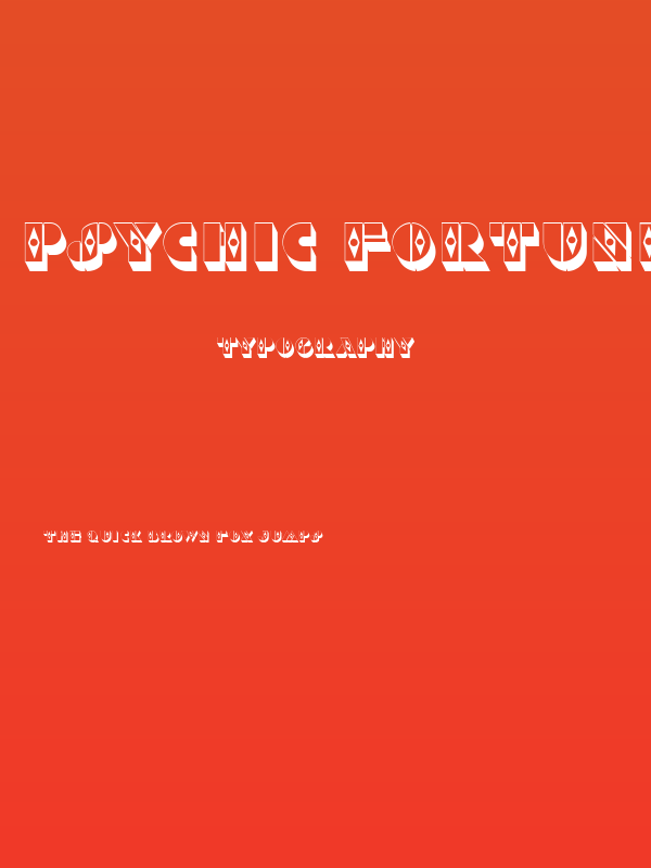 Psychic Fortunes Hollow Regular Poster