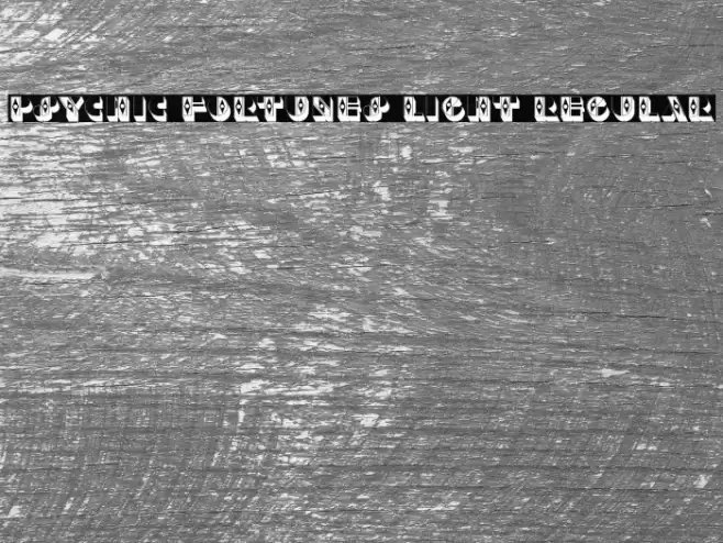 Psychic Fortunes Light Regular Font examples