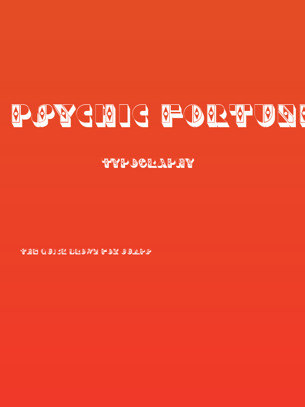 Psychic Fortunes Light Regular Poster