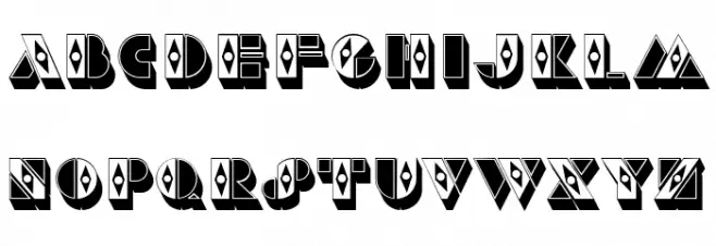 Psychic Fortunes Nostalgia Regular Polices MAJUSCULES