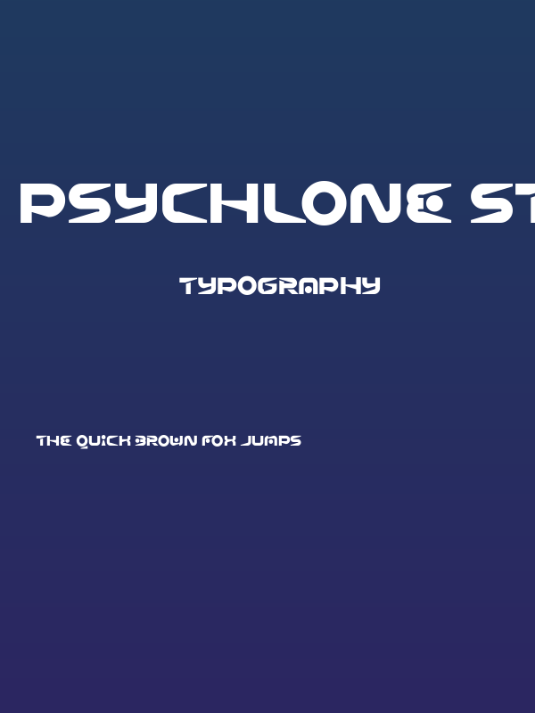 Psychlone Straight Poster