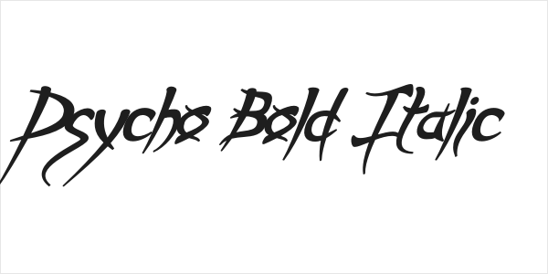 Psycho Bold Italic Logo