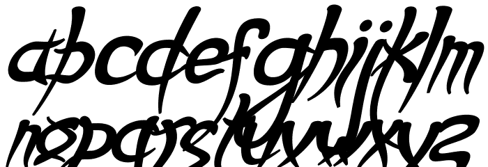 Psycho Bold Italic Polices MINUSCULES