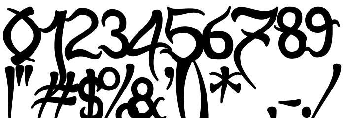 Psycho Bold Font OTHER CHARS