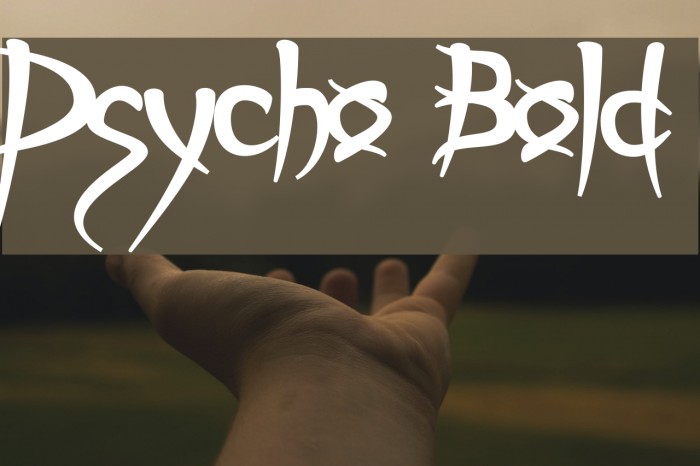 Psycho Bold Font examples