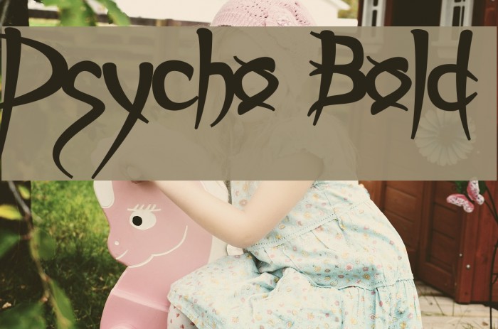 Psycho Bold Font examples