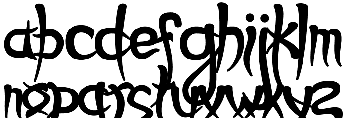 Psycho Bold Font LOWERCASE
