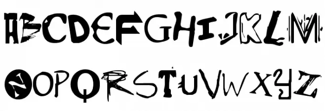 Psycho Butcher 字体 大写
