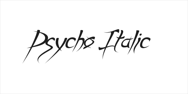 Psycho Italic Logo
