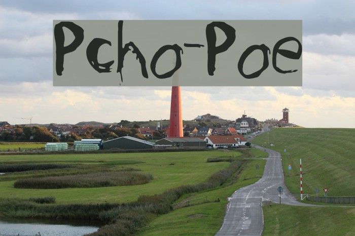Psycho-Poetry フォント examples