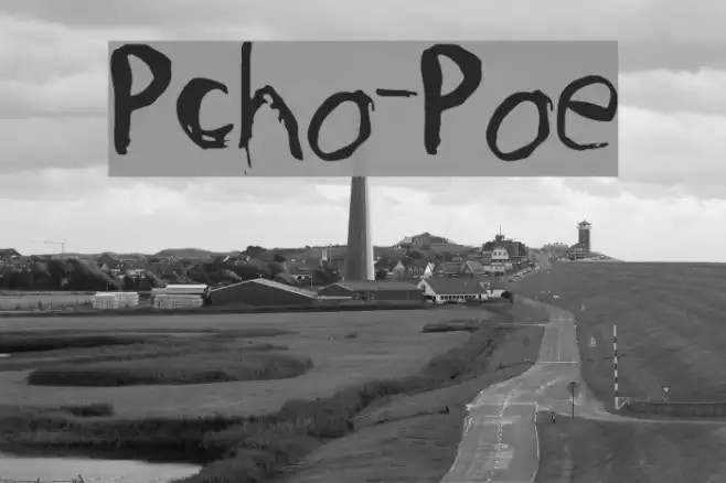 Psycho-Poetry フォント examples