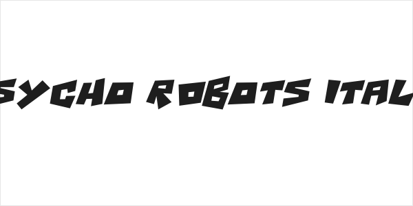 Psycho RObots Italic Logo
