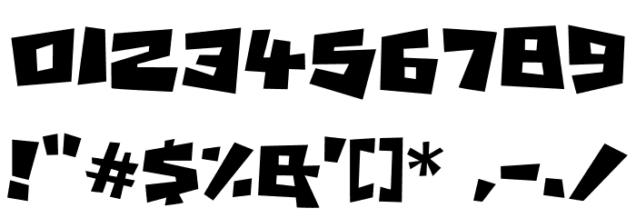 Psycho RObots Font OTHER CHARS