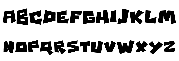 Psycho RObots Font LOWERCASE