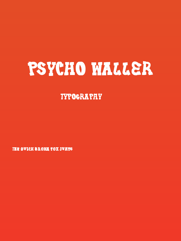 Psycho Waller Poster