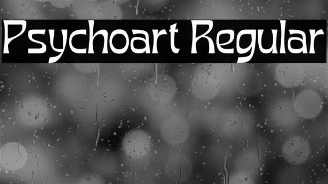 Psychoart Regular Caratteri examples