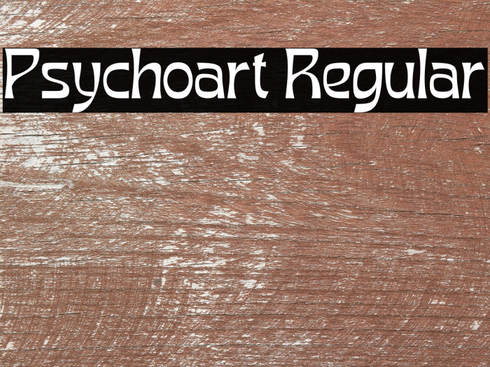 Psychoart Regular Font examples