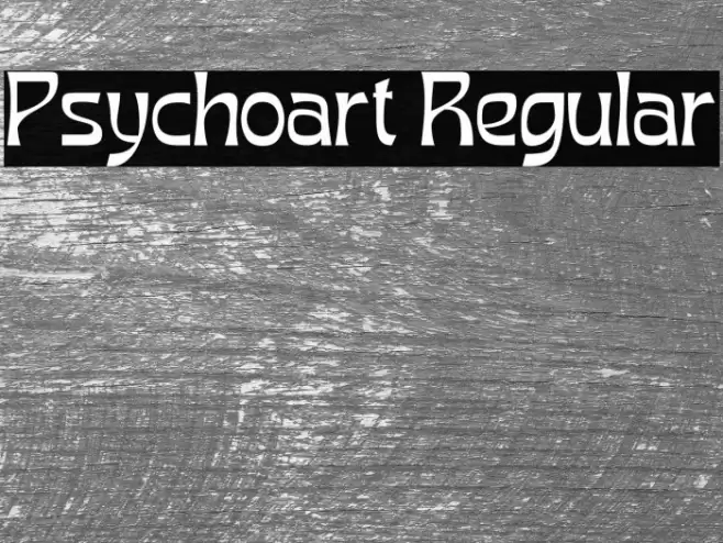 Psychoart Regular Caratteri examples