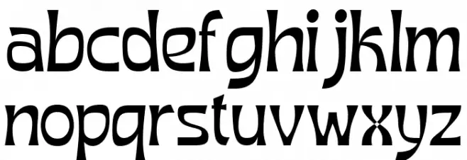 Psychoart Regular Font Litere mici