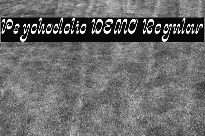 Psychodelic DEMO Regular フォント examples