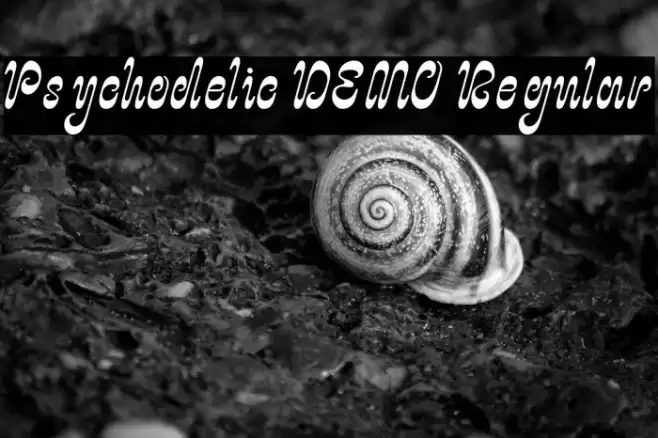 Psychodelic DEMO Regular フォント examples