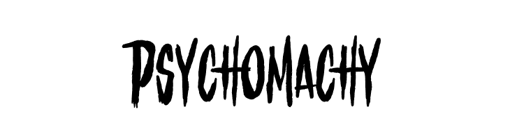 Psychomachy  Frei Schriftart Herunterladen