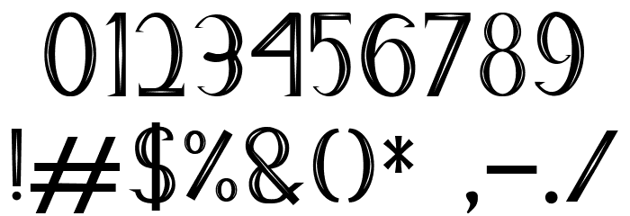 Psychopath Font OTHER CHARS