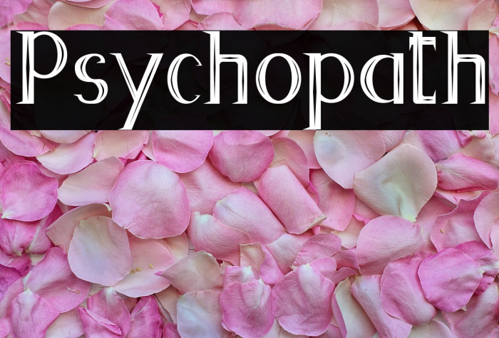 Psychopath Example 1