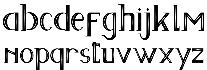 Psychopath Font LOWERCASE