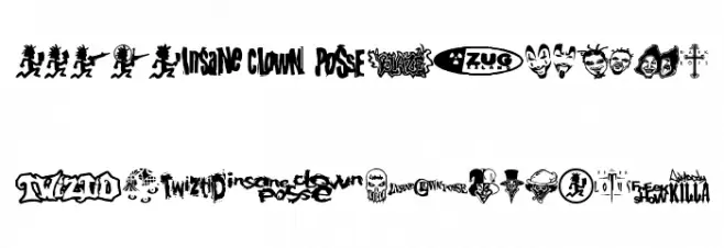 Psychopathic Font V2.0 خط أحرف كبيرة