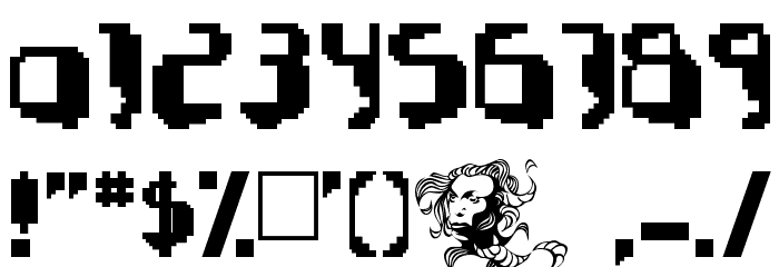 Psychopod Font OTHER CHARS