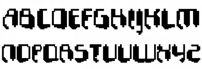 Psychopod フォント 大文字
