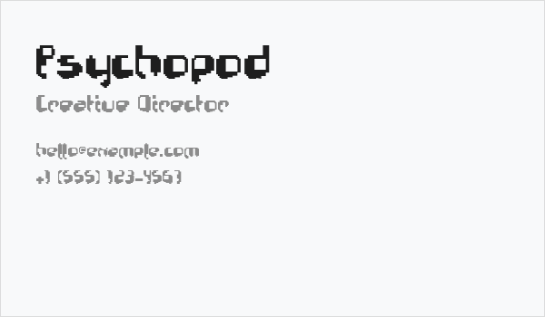 Psychopod Business Card