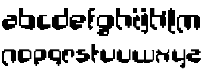 Psychopod Font LOWERCASE