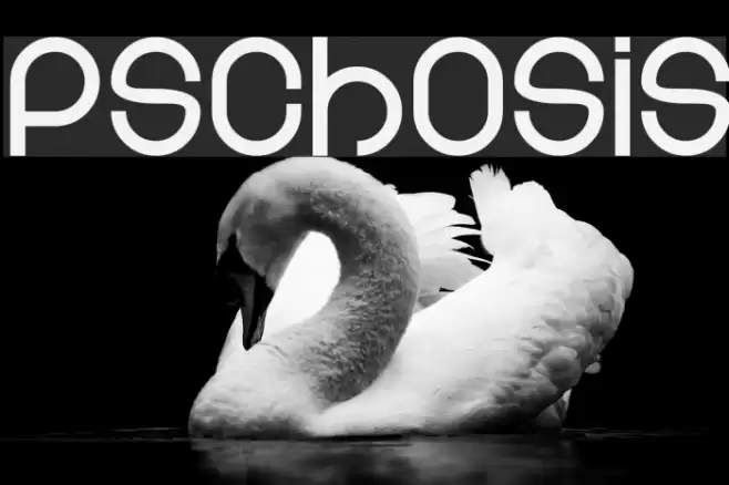 Psychosis Font examples