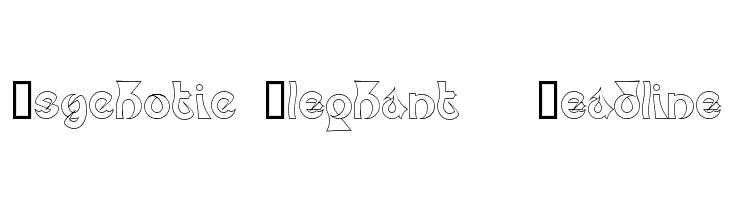 Psychotic Elephant   Headline  Free Fonts Download