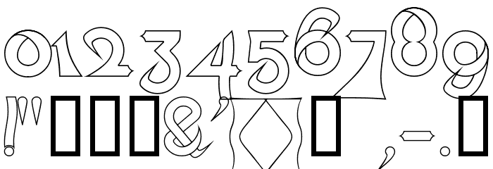 Psychotic Elephant Headline Font OTHER CHARS