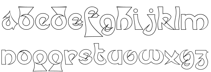Psychotic Elephant Headline Font LOWERCASE