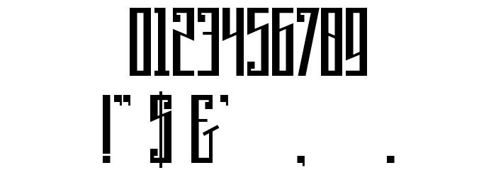 Psychotic Robots Font OTHER CHARS