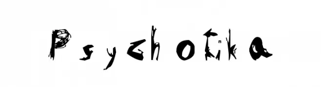 Psychotika  Frei Schriftart Herunterladen
