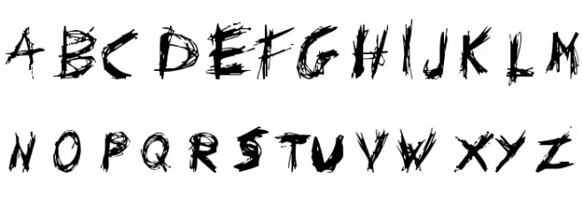 Psychotika Шрифта ВЕРХНИЙ