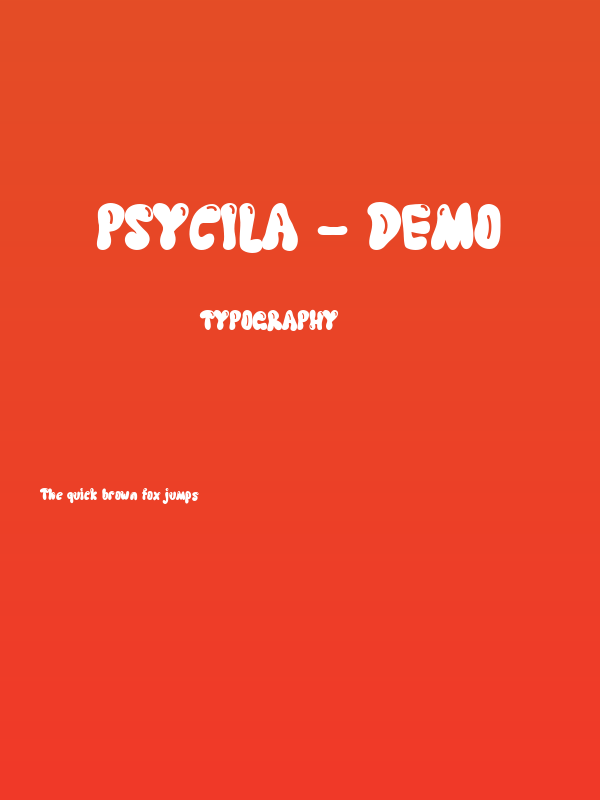 Psycila - Demo Poster