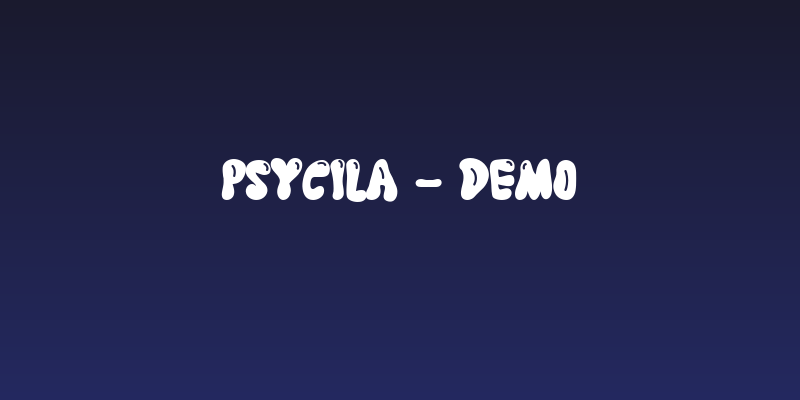 Psycila - Demo Social Header